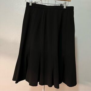 Focus 2000 black flare skirt, Size 6P. Like new.